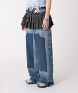 Light Weight Denim Baggy Jeans-GANNI-Forget-me-nots Online Store