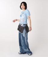 モデル身長：165cm / カラー：Indigo / サイズ：26inch