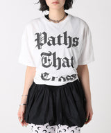 Print Tee With Damage-Forget-me-nots-Forget-me-nots Online Store