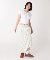 モデル身長：165cm / カラー：White / サイズ：36