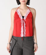 モデル身長：165cm / カラー：Red / サイズ：F