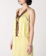 【Coming Soon】Satin Lace Camisole-Forget-me-nots-Forget-me-nots Online Store