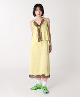 モデル身長：165cm / カラー：Yellow / サイズ：F