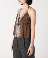 【Coming Soon】Satin Lace Camisole-Forget-me-nots-Forget-me-nots Online Store