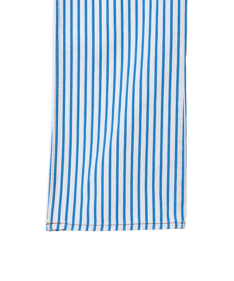 Stripe Denim Magny-GANNI-Forget-me-nots Online Store