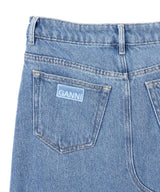 Heavy Denim Midi Skirt-GANNI-Forget-me-nots Online Store