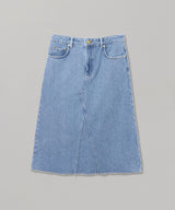 Heavy Denim Midi Skirt-GANNI-Forget-me-nots Online Store