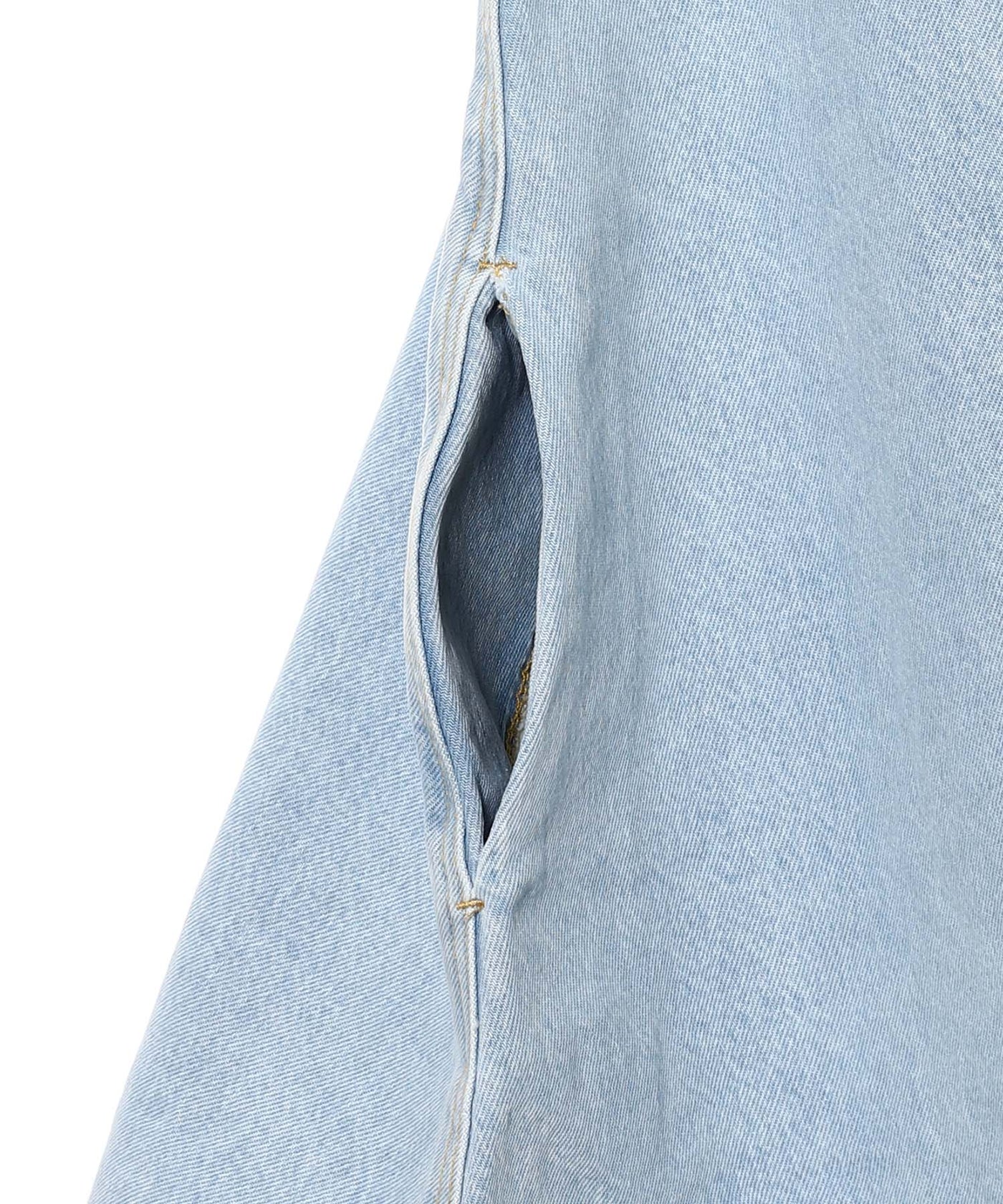 ガニー(GANNI)｜Cutline Denim Mini Dress｜スニーカー