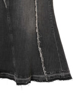 Tint Edge Denim Long Skirt-GANNI-Forget-me-nots Online Store