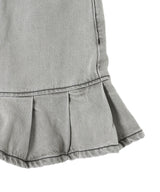 Future Denim Pleated Mini Skirt-GANNI-Forget-me-nots Online Store