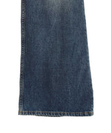 Heavy Washed Denim Flared Skirt Jeans-GANNI-Forget-me-nots Online Store