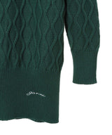 Cotton Cable Open Shoulder Pullover-GANNI-Forget-me-nots Online Store