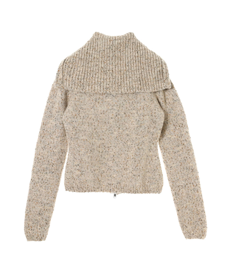 Alpaca Cotton Mix Highneck-GANNI-Forget-me-nots Online Store