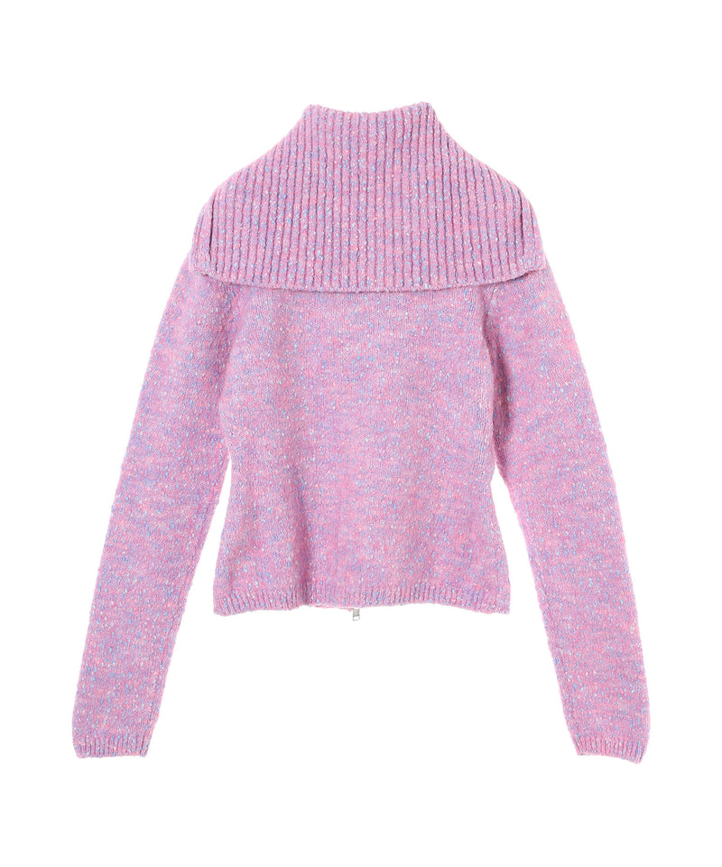 Alpaca Cotton Mix Highneck-GANNI-Forget-me-nots Online Store