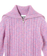 Alpaca Cotton Mix Highneck-GANNI-Forget-me-nots Online Store