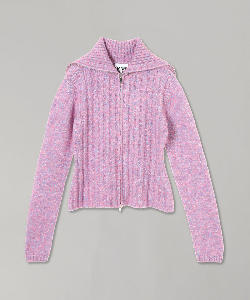 Alpaca Cotton Mix Highneck-GANNI-Forget-me-nots Online Store