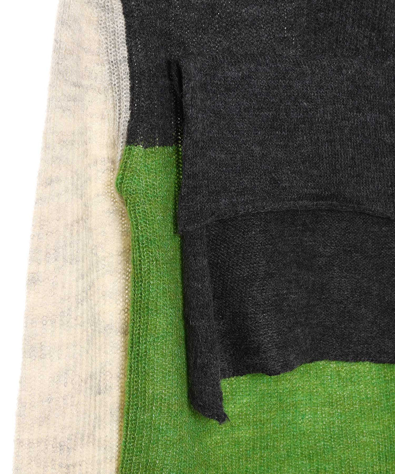 Mohair High Neck Knit-kotohayokozawa-Forget-me-nots Online Store