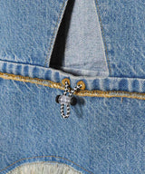 Denim Leg Cover-kotohayokozawa-Forget-me-nots Online Store