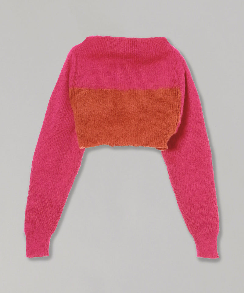 Fuzzy Short Knit-kotohayokozawa-Forget-me-nots Online Store