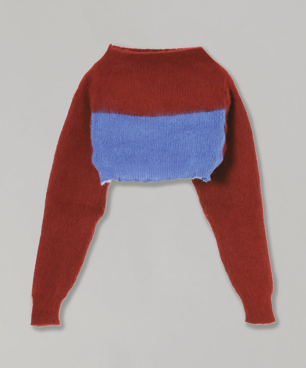 Fuzzy Short Knit-kotohayokozawa-Forget-me-nots Online Store