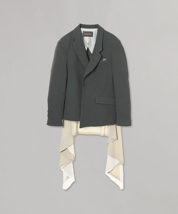 Layered-Tie Jacket-kotohayokozawa-Forget-me-nots Online Store