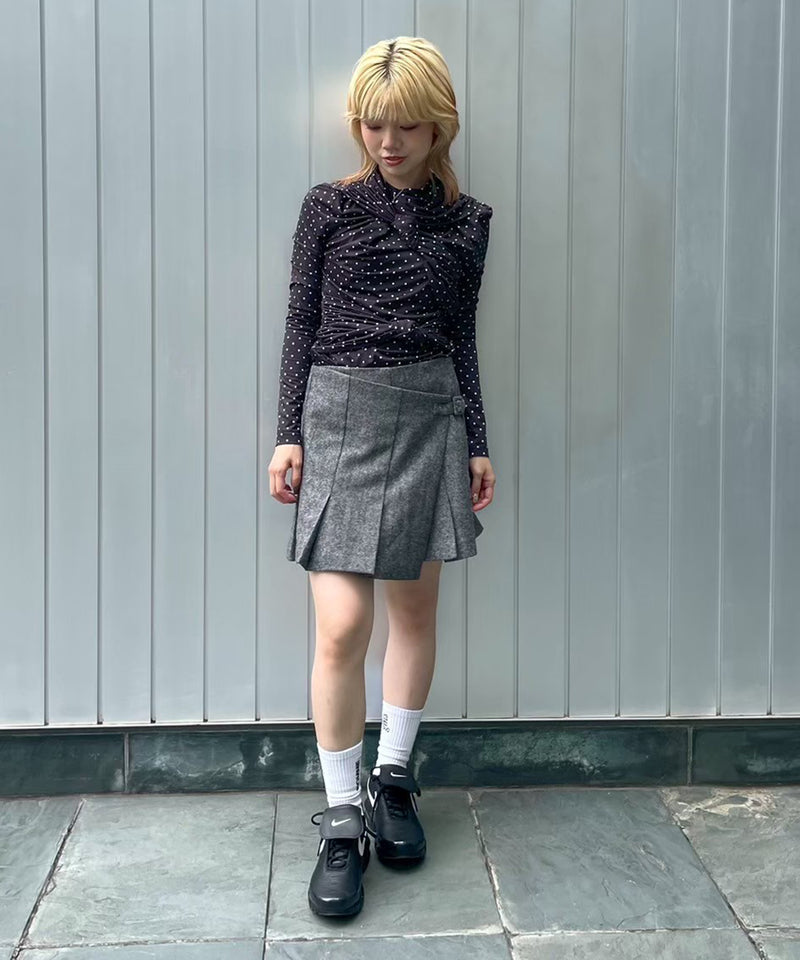 モデル身長：155cm / カラー：CharcoalGrey / サイズ：S