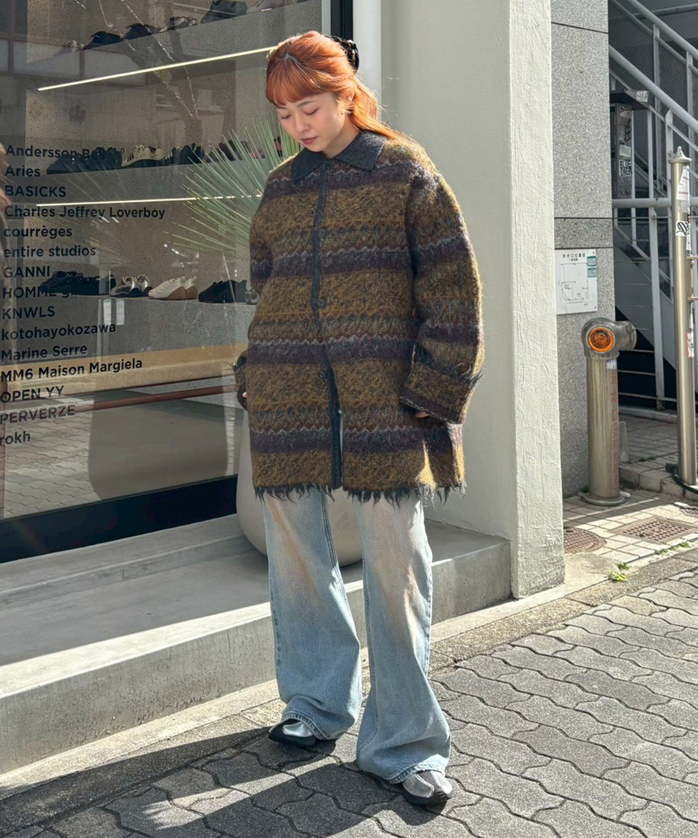 Felted Blanket Coat｜パーバーズ(PERVERZE)｜Forget-me-nots Online Store