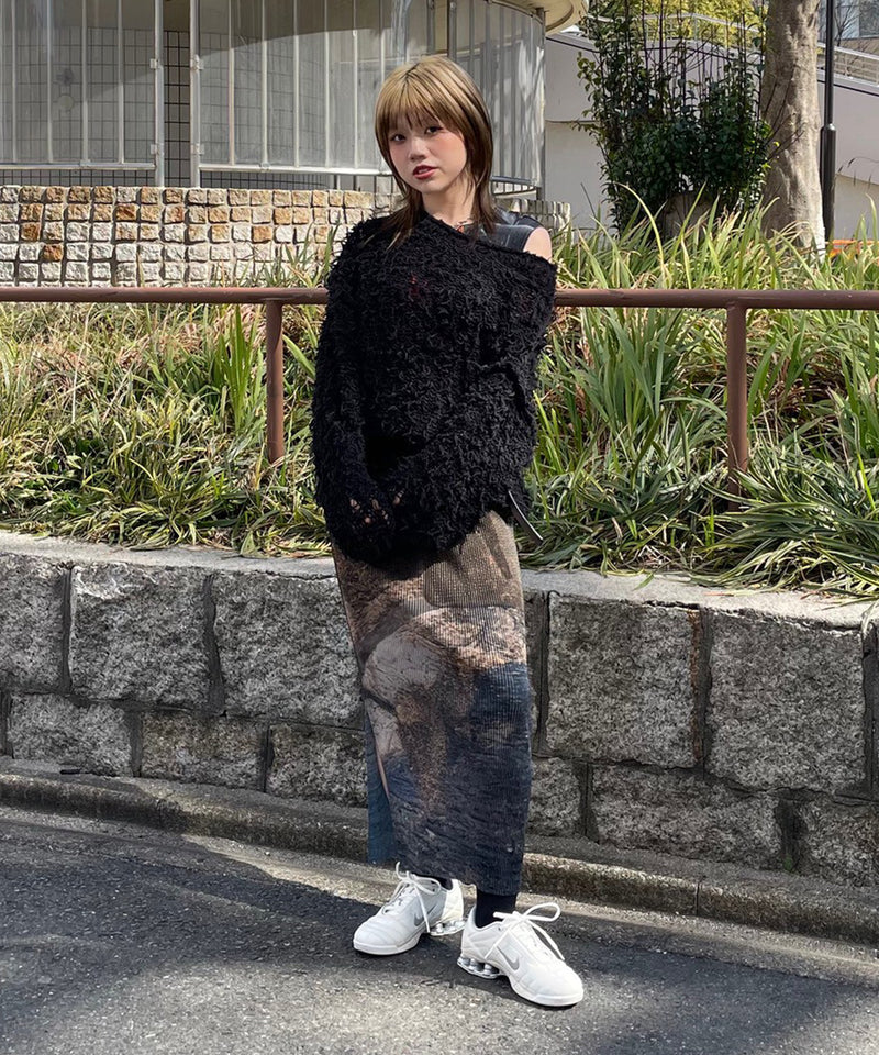 Rudder Knit Top｜パーバーズ(PERVERZE)｜Forget-me-nots Online Store