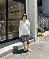 モデル身長：153cm / カラー：White / サイズ：S