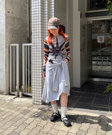 モデル身長：153cm / カラー：Gray / サイズ：S