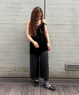 モデル身長：157cm / カラー：Black / サイズ：F