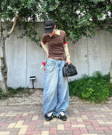 Layered Knit Tops-Forget-me-nots-Forget-me-nots Online Store