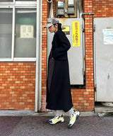 Long Meltone Coat-Forget-me-nots-Forget-me-nots Online Store