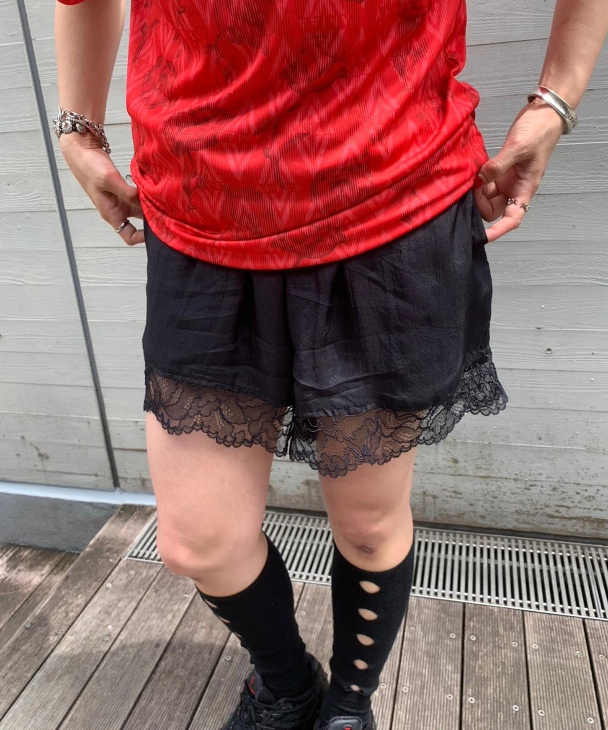 新品】GANNI ガニー中綿 ハイウエスト ハーフパンツ 38
