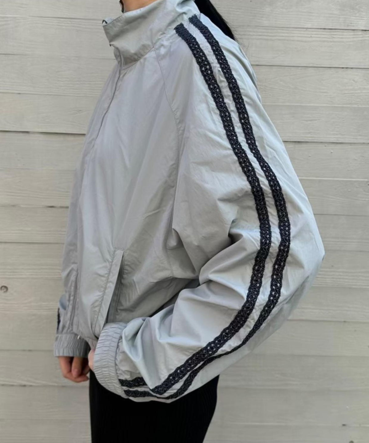 Lace Line Truck Jacket｜フォーゲットミーノッツ(Forget-me-nots