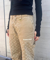 Moon Jacquard Twill Workwear Pants-Marine Serre-Forget-me-nots Online Store