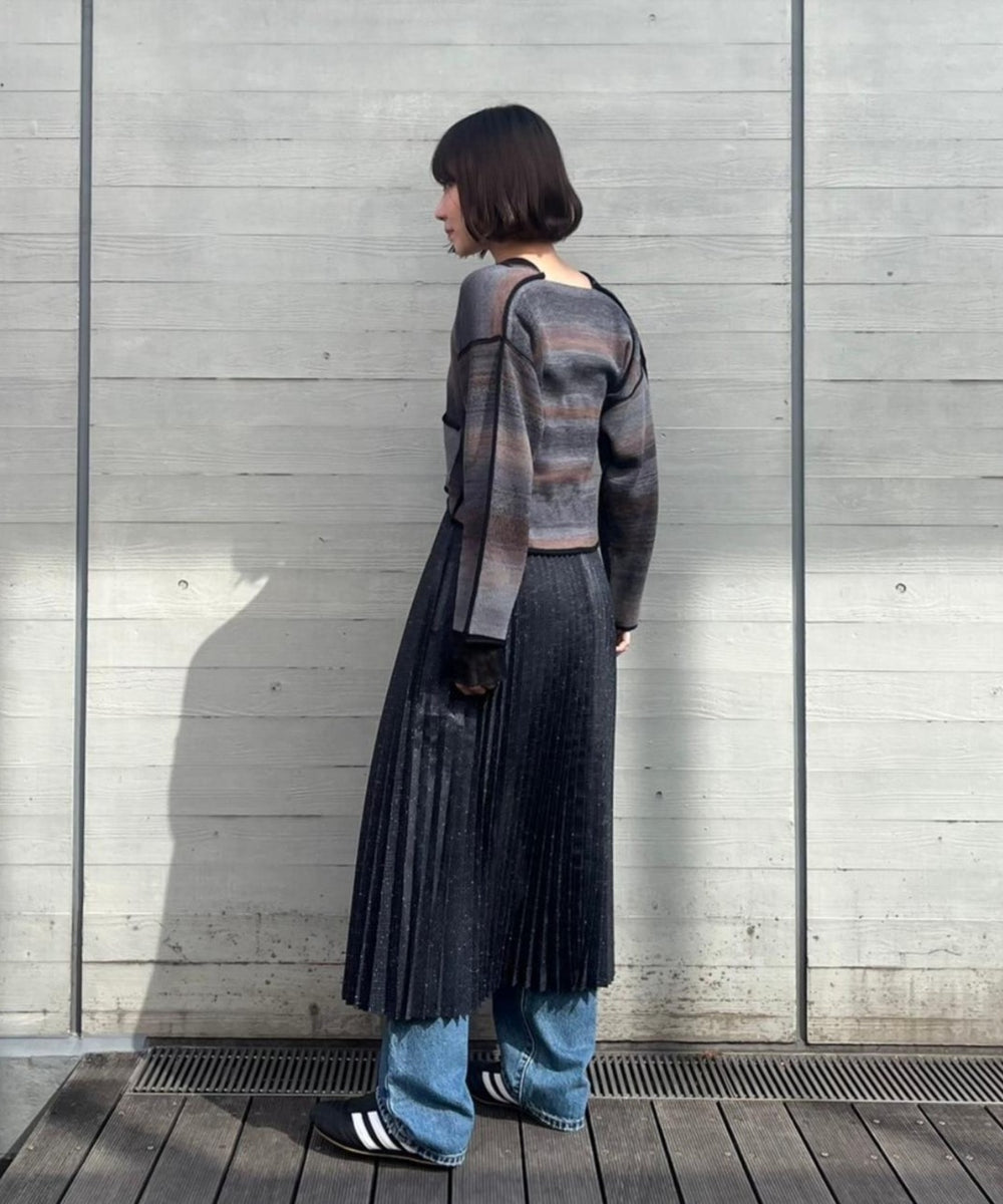 パーバーズ(PERVERZE)｜Square Double Cardigan - 250258011003