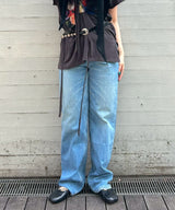 Nano Mist Denim-Loose Straight-PERVERZE-Forget-me-nots Online Store