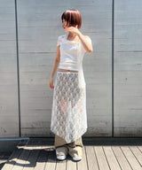 Lace Skirt-Forget-me-nots-Forget-me-nots Online Store