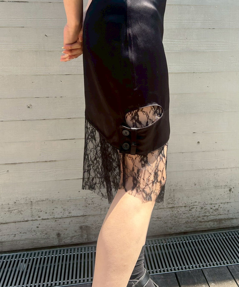Lace Skirt-Forget-me-nots-Forget-me-nots Online Store