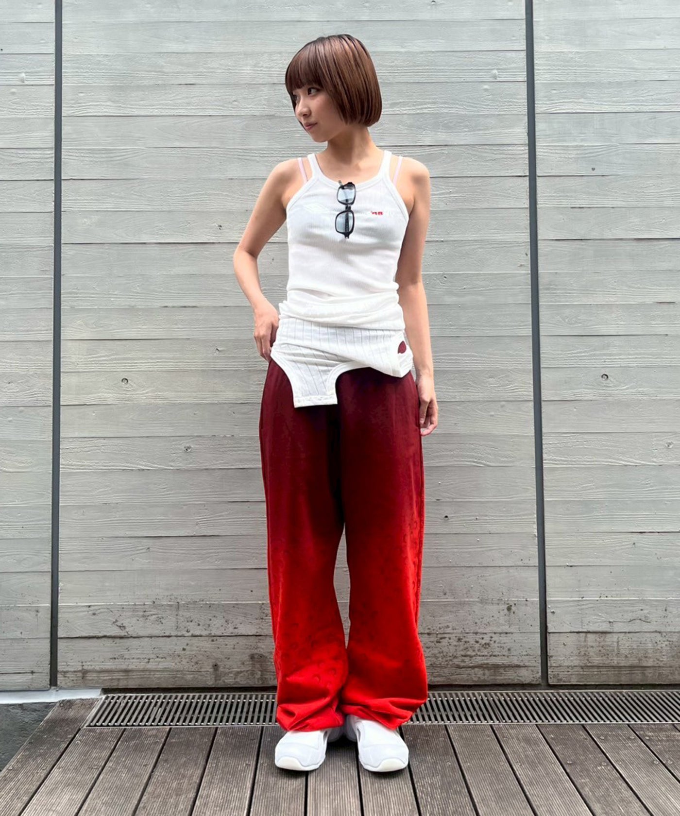 マリーン セル(Marine Serre)｜Moon Faded Fleece Sweatpants