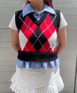 Smart Cropped Vest-Charles Jeffrey LOVERBOY-Forget-me-nots Online Store