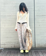 Lace Long Sleeve Blouse-Forget-me-nots-Forget-me-nots Online Store