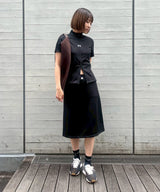 Interlock Zipped Top-courrèges-Forget-me-nots Online Store