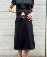 Interlock Zipped Top-courrèges-Forget-me-nots Online Store