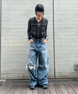 モデル身長：160cm / カラー：Black / サイズ：XS