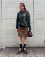 Wool Mini Skirt-Forget-me-nots-Forget-me-nots Online Store
