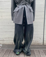 Oversized Gradient Sweatpants-Feng Chen Wang-Forget-me-nots Online Store