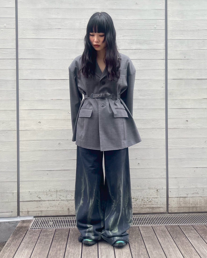 Oversized Gradient Sweatpants-Feng Chen Wang-Forget-me-nots Online Store