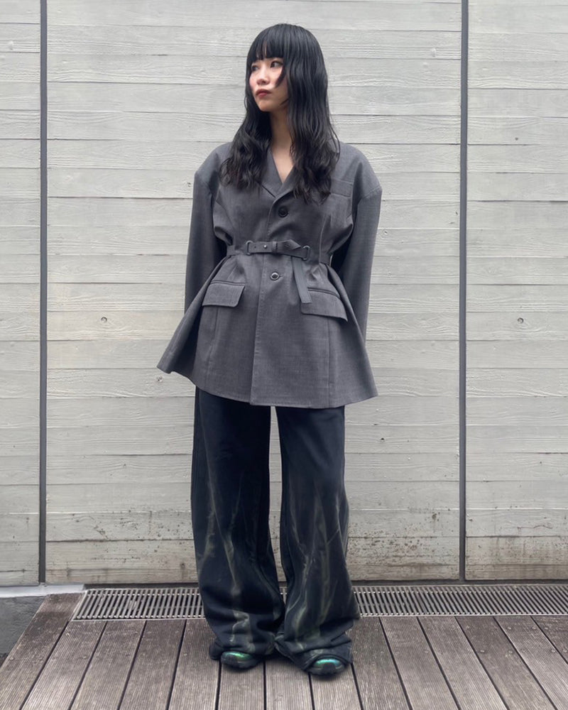 Oversized Gradient Sweatpants-Feng Chen Wang-Forget-me-nots Online Store